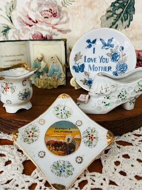 Porcelain Decorative Trinkets 5 pcs